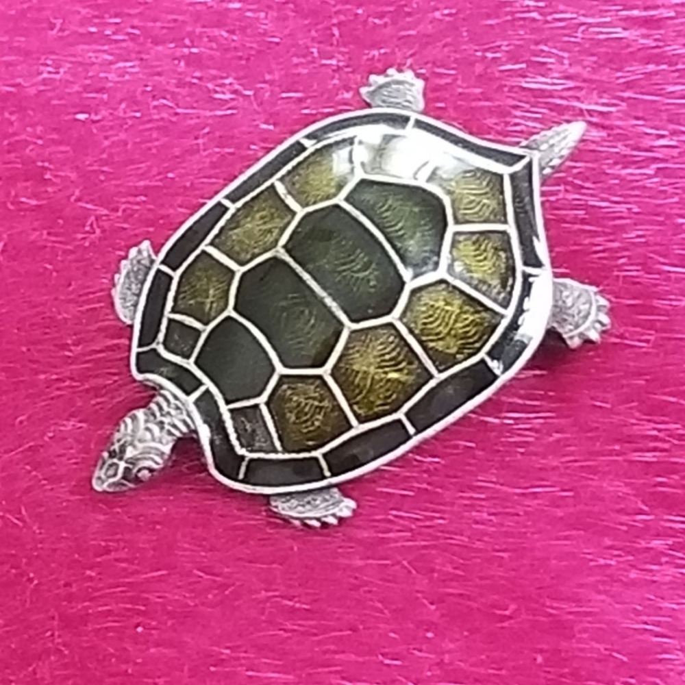 Catherine Popesco France Turtle Brooch